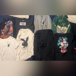 Hoodies and shirts playboy shirt on bottom left N/A